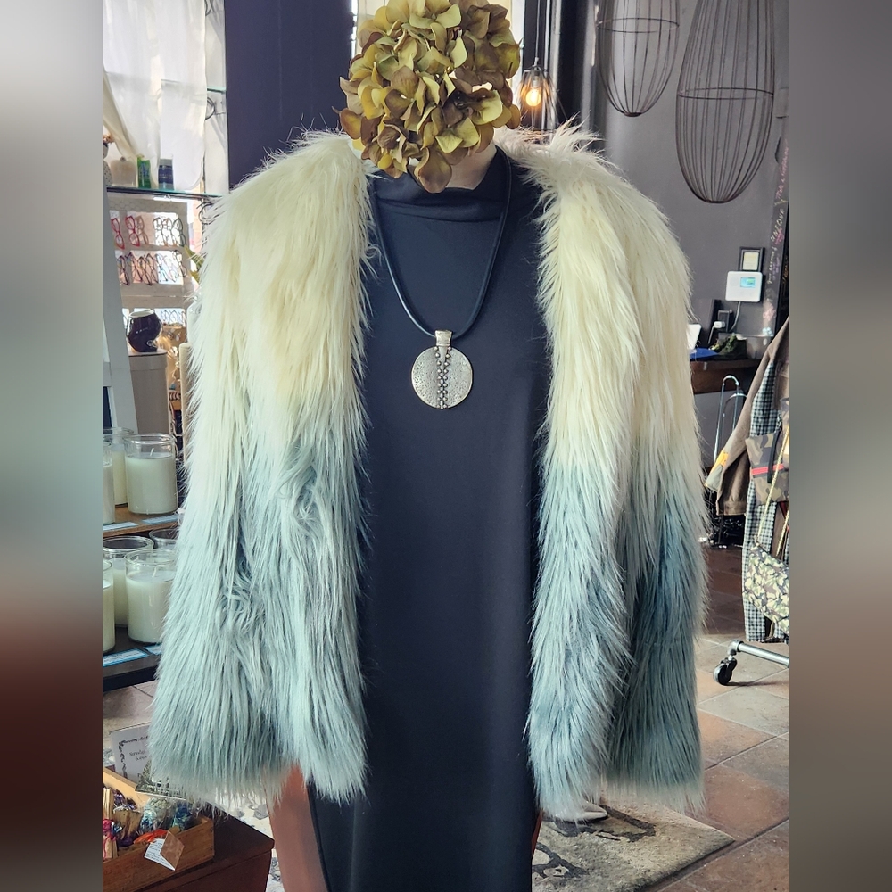 Hayden Ombre Faux Fur Coat